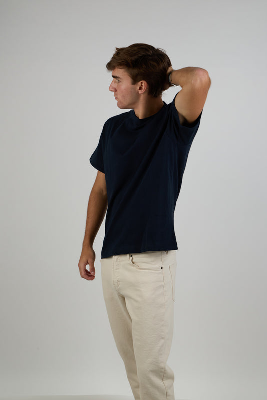 Heavyweight Organic Cotton T-Shirt - Navy