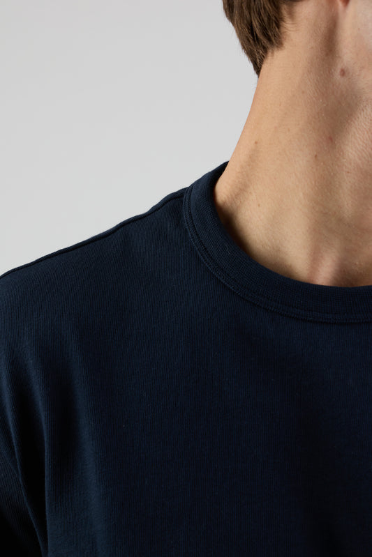 Heavyweight Organic Cotton T-Shirt - Navy